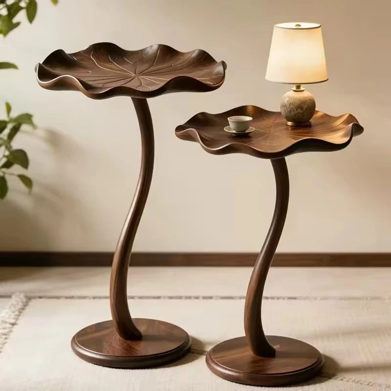 Creative design lotus leaf wooden side table, Chinese living room corner table
Creative design lotus leaf wooden side table, Chinese living room corner table