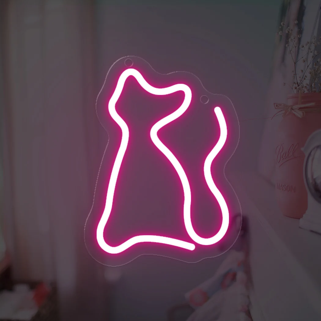 Cat Neon Sign Animal Decoration Lamp USB Powered Night Light For Home Room Bedroom Wedding Party Wall Decor Birthday Gift Neon
Cat Neon Sign Animal Decoration Lamp USB Powered Night Light For Home Room Bedroom Wedding Party Wall Decor Birthday Gift Neon