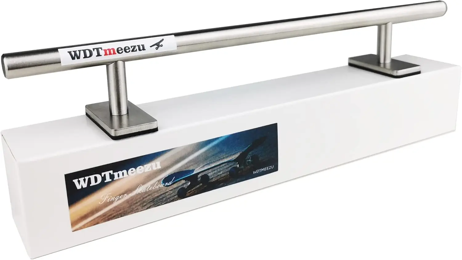 10" Metal Fingerboard Round Rail - Smooth Stainless Steel, Anti-Slip Base
10" Metal Fingerboard Round Rail - Smooth Stainless Steel, Anti-Slip Base