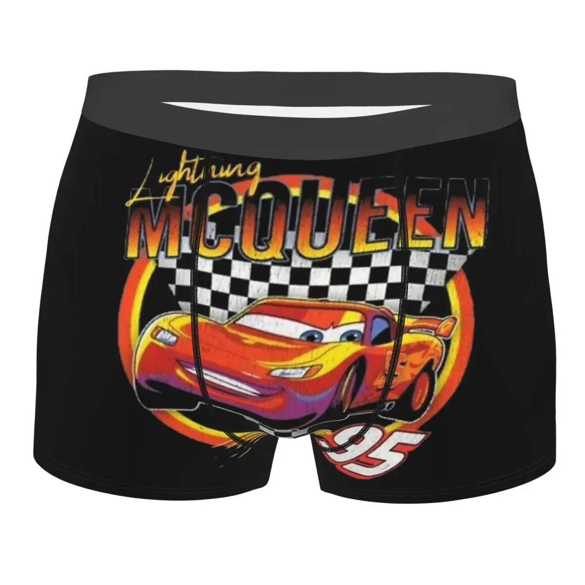Мужское модное нижнее белье с героями мультфильмов «Маккуин» на заказ, мужские мягкие шорты, трусы-боксеры
Мужское модное нижнее белье с героями мультфильмов «Маккуин» на заказ, мужские мягкие шорты, трусы-боксеры