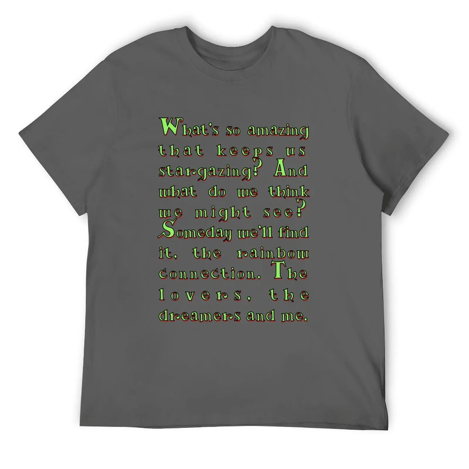 The Rainbow Connection - Kermit the Frog T-Shirt vintage anime shirt summer top T-shirts man mens t shirt graphic
The Rainbow Connection - Kermit the Frog T-Shirt vintage anime shirt summer top T-shirts man mens t shirt graphic
