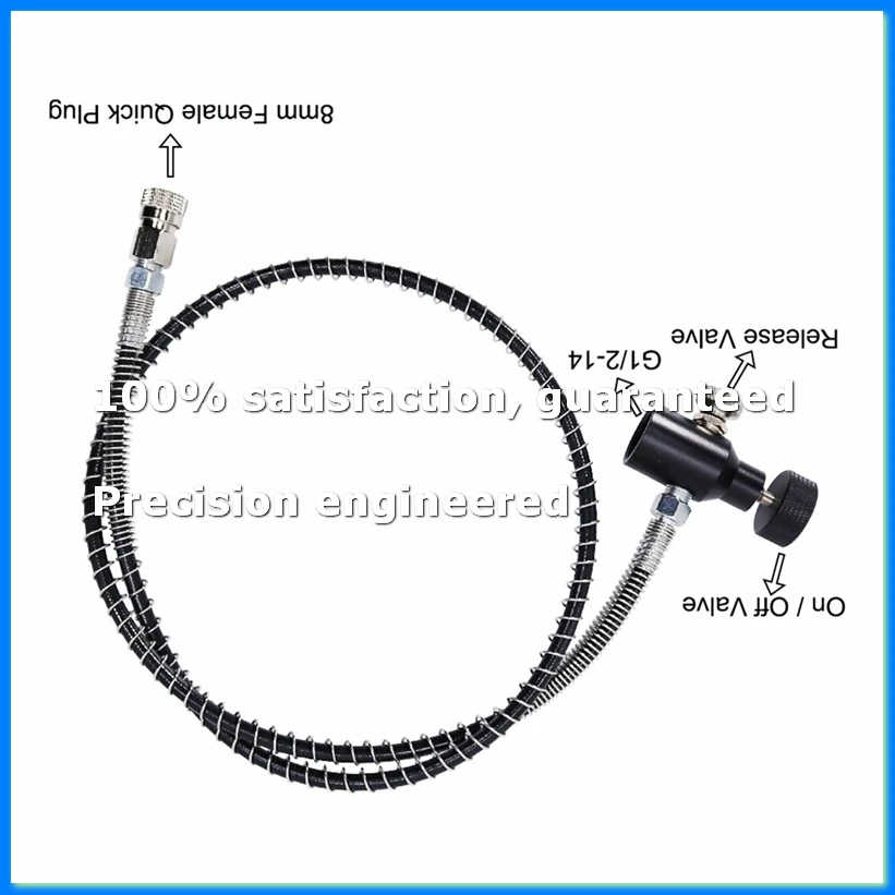 PCP Fill Station Adapter with 37Inch Hose Line for High Pressure AIR or CO2-A79U
PCP Fill Station Adapter with 37Inch Hose Line for High Pressure AIR or CO2-A79U