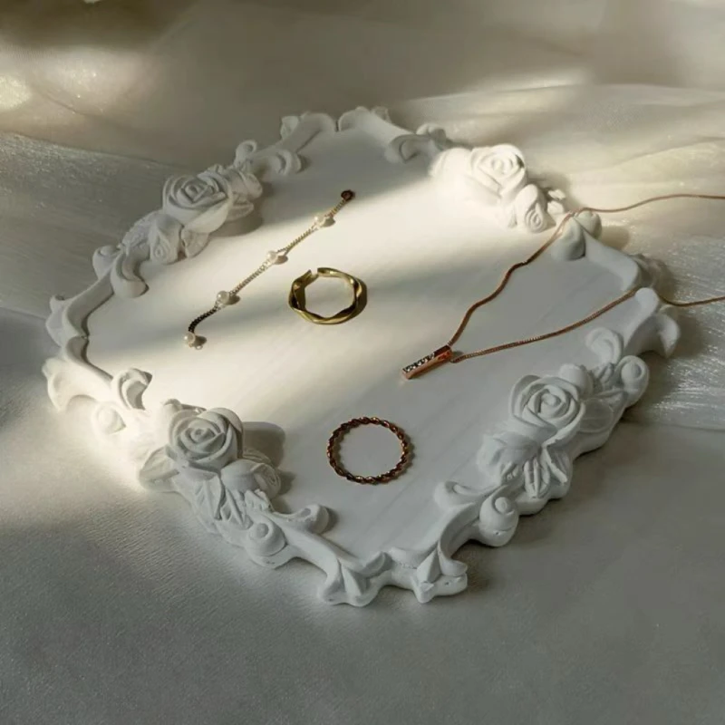 Поднос для хранения гипса в виде розы для самостоятельной сборки, зеркальные силиконовые формы, квадратная витрина для ювелирных изделий, подставки, штукатурка, форма для домашнего декора, ремесло 
Поднос для хранения гипса в виде розы для самостоятельной сборки, зеркальные силиконовые формы, квадратная витрина для ювелирных изделий, подставки, штукатурка, форма для домашнего декора, ремесло