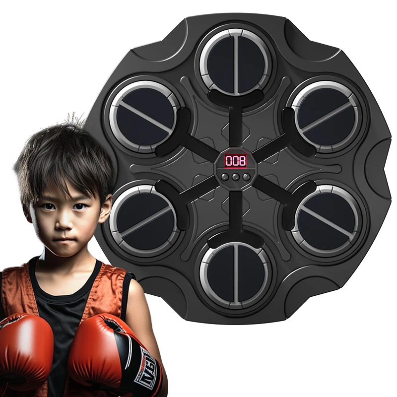 Custom Music Boxing Target Training Machine Toys Kids Home Wall Wireless Led Gym Rhythm Reaction Boxing Target Pad With Light
Custom Music Boxing Target Training Machine Toys Kids Home Wall Wireless Led Gym Rhythm Reaction Boxing Target Pad With Light
