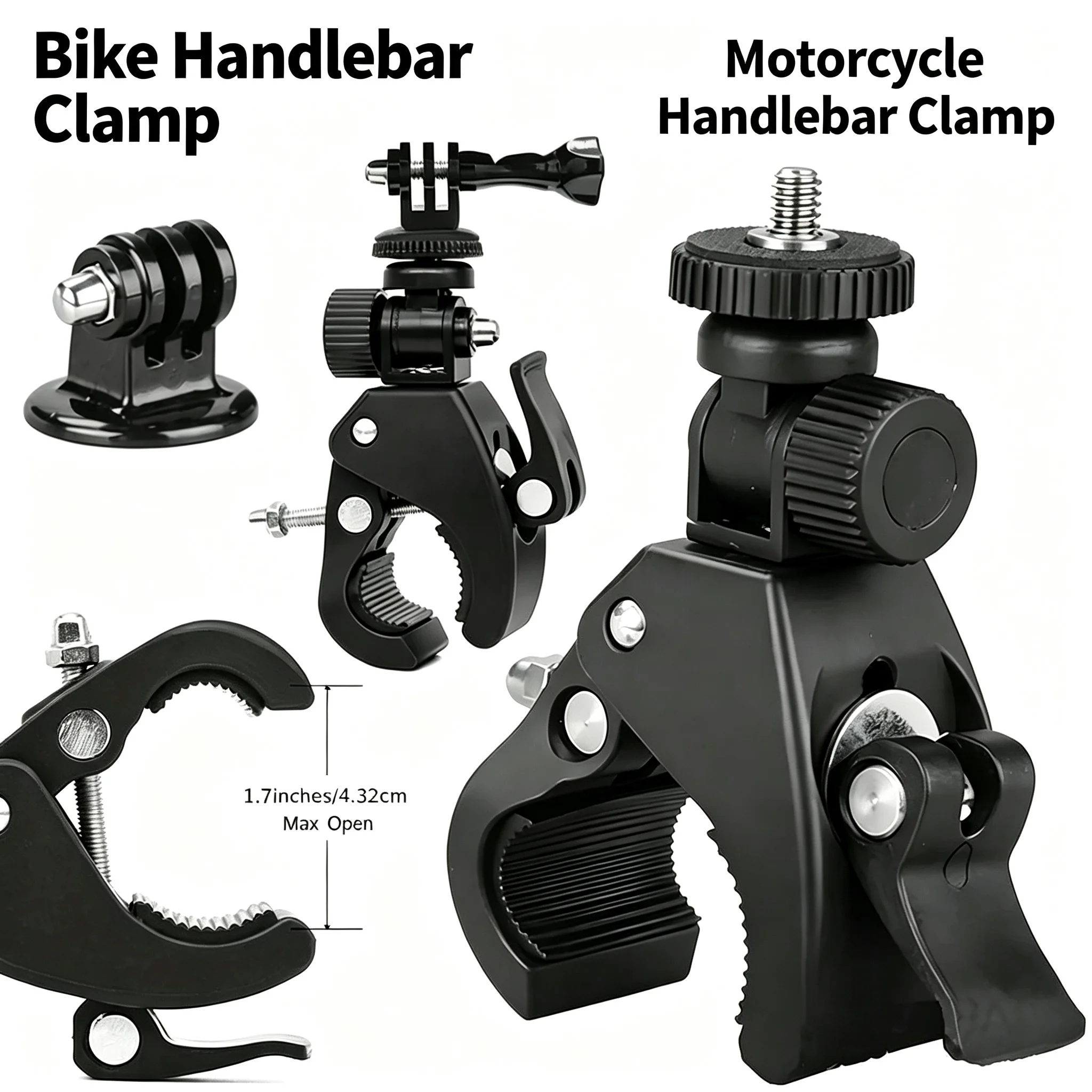 for Insta360 Bicycle Motorcycle Handlebar Mount Holder For GoPro Hero 13 12 11 10 YI 4K SJCAM DJI OSMO Action Camera Accessories
for Insta360 Bicycle Motorcycle Handlebar Mount Holder For GoPro Hero 13 12 11 10 YI 4K SJCAM DJI OSMO Action Camera Accessories