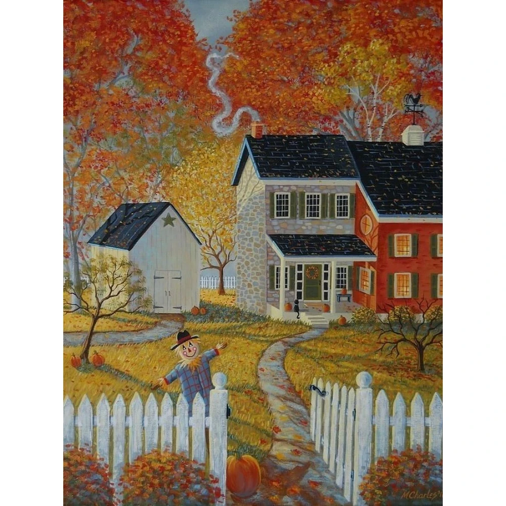 House Fence Scarecrow Scenery 500/1000/1200/2000 PCS Jigsaw Puzzles Family Activity Games for Bedroom Gameroom Home Decor Gift
House Fence Scarecrow Scenery 500/1000/1200/2000 PCS Jigsaw Puzzles Family Activity Games for Bedroom Gameroom Home Decor Gift