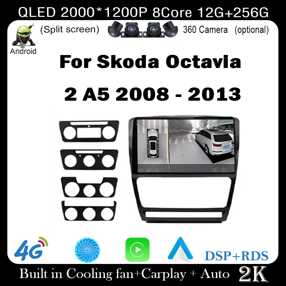 10-дюймовый Android 14 для Skoda Octavia 2 A5 2008-2013 Автомобильный радиоприемник Мультимедийный плеер Навигация GPS Carplay Стерео
10-дюймовый Android 14 для Skoda Octavia 2 A5 2008-2013 Автомобильный радиоприемник Мультимедийный плеер Навигация GPS Carplay Стерео