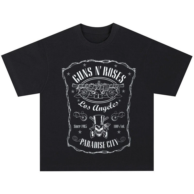 Футболка с черепом Guns N'Roses Guns Band, винтажная винтажная футболка с короткими рукавами American Rock Blockbuster
Футболка с черепом Guns N'Roses Guns Band, винтажная винтажная футболка с короткими рукавами American Rock Blockbuster