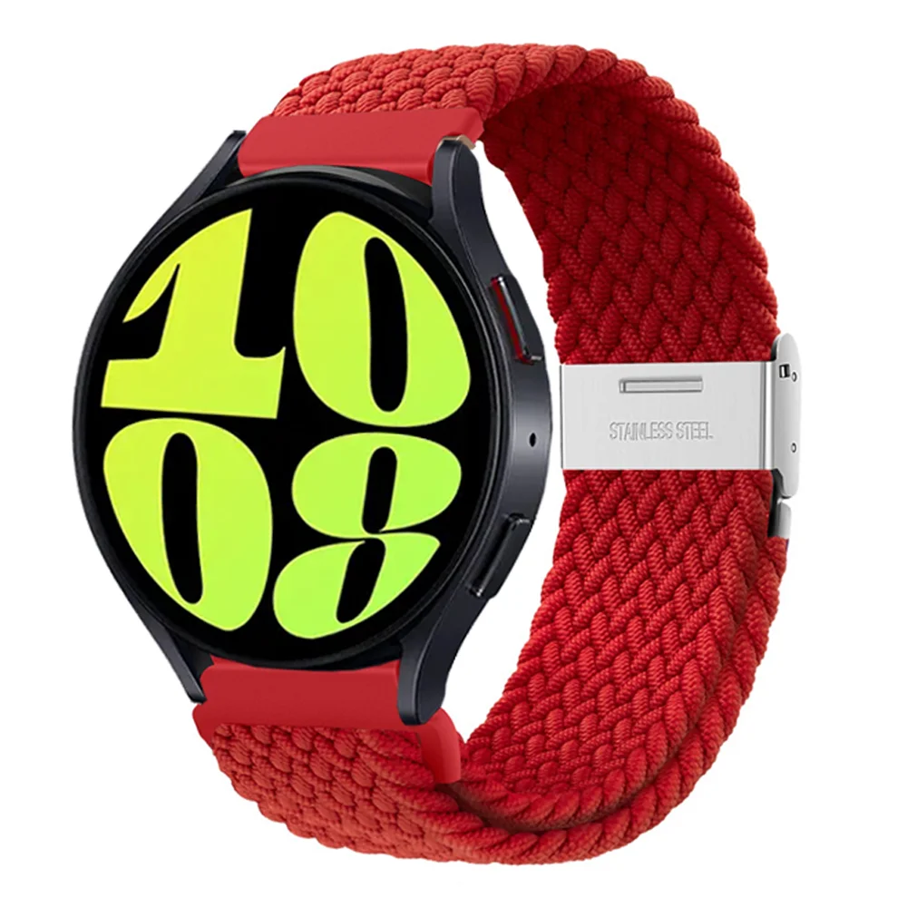 Ремешок 20 мм 22 мм для Samsung Galaxy Watch 4/5/6/pro 45 мм 44 мм 40 мм, плетеный браслет соло, браслет correa Galaxy watch 6, классический браслет
Ремешок 20 мм 22 мм для Samsung Galaxy Watch 4/5/6/pro 45 мм 44 мм 40 мм, плетеный браслет соло, браслет correa Galaxy watch 6, классический браслет