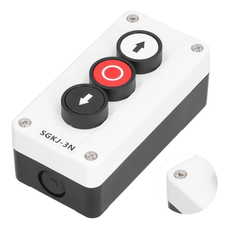 Коробка станции мгновенного переключения вверх и вниз, кнопка остановки управления для лебедки, роликовой двери грузовика, хвостовой подъемникSGKJ-3N
Коробка станции мгновенного переключения вверх и вниз, кнопка остановки управления для лебедки, роликовой двери грузовика, хвостовой подъемникSGKJ-3N