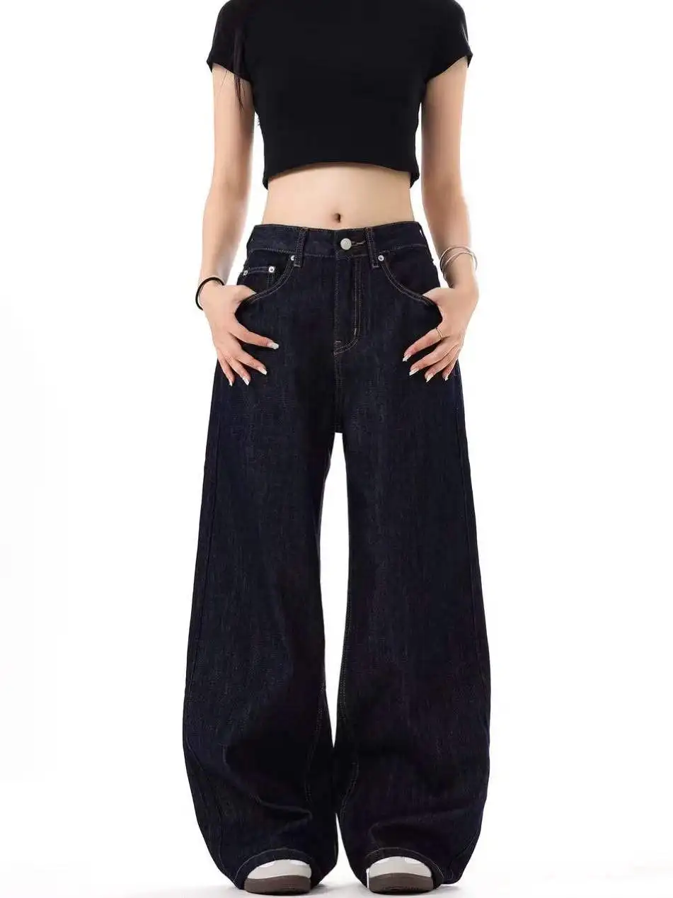 Джинсы в стиле ретро, американский деним, оригинальный цвет, для мужчин и женщин, простые, прямые, свободные, повседневные, широкие, длинные брюки, модные, в стиле High Street
Джинсы в стиле ретро, американский деним, оригинальный цвет, для мужчин и женщин, простые, прямые, свободные, повседневные, широкие, длинные брюки, модные, в стиле High Street