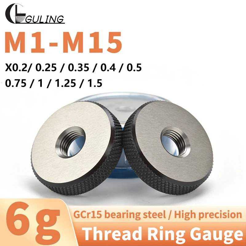 Набор резьбовых калибров GLING 1SET (1*GO+1*NOGO) с точностью 6 г, метрические стандартные калибры с мелкой резьбой M1-M15, диаметры X0.2/0.25/0.35/0.4/0.5/0.75/1
Набор резьбовых калибров GLING 1SET (1*GO+1*NOGO) с точностью 6 г, метрические стандартные калибры с мелкой резьбой M1-M15, диаметры X0.2/0.25/0.35/0.4/0.5/0.75/1