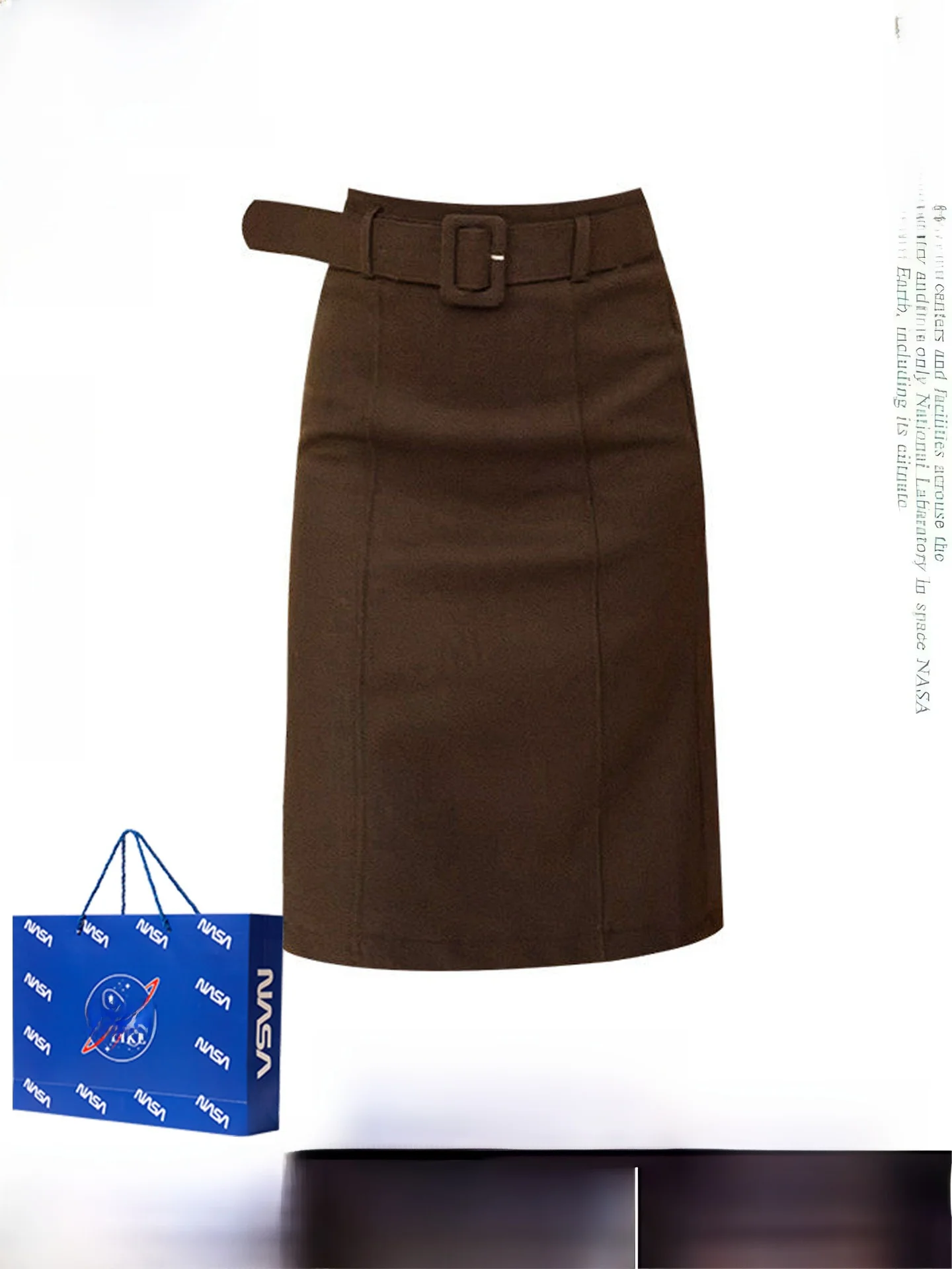 High Waist Midi Skirt Women's Autumn Winter Woolen Skirt Detachable Belt Korean Retro Style Commute A-Line Skirt
High Waist Midi Skirt Women's Autumn Winter Woolen Skirt Detachable Belt Korean Retro Style Commute A-Line Skirt