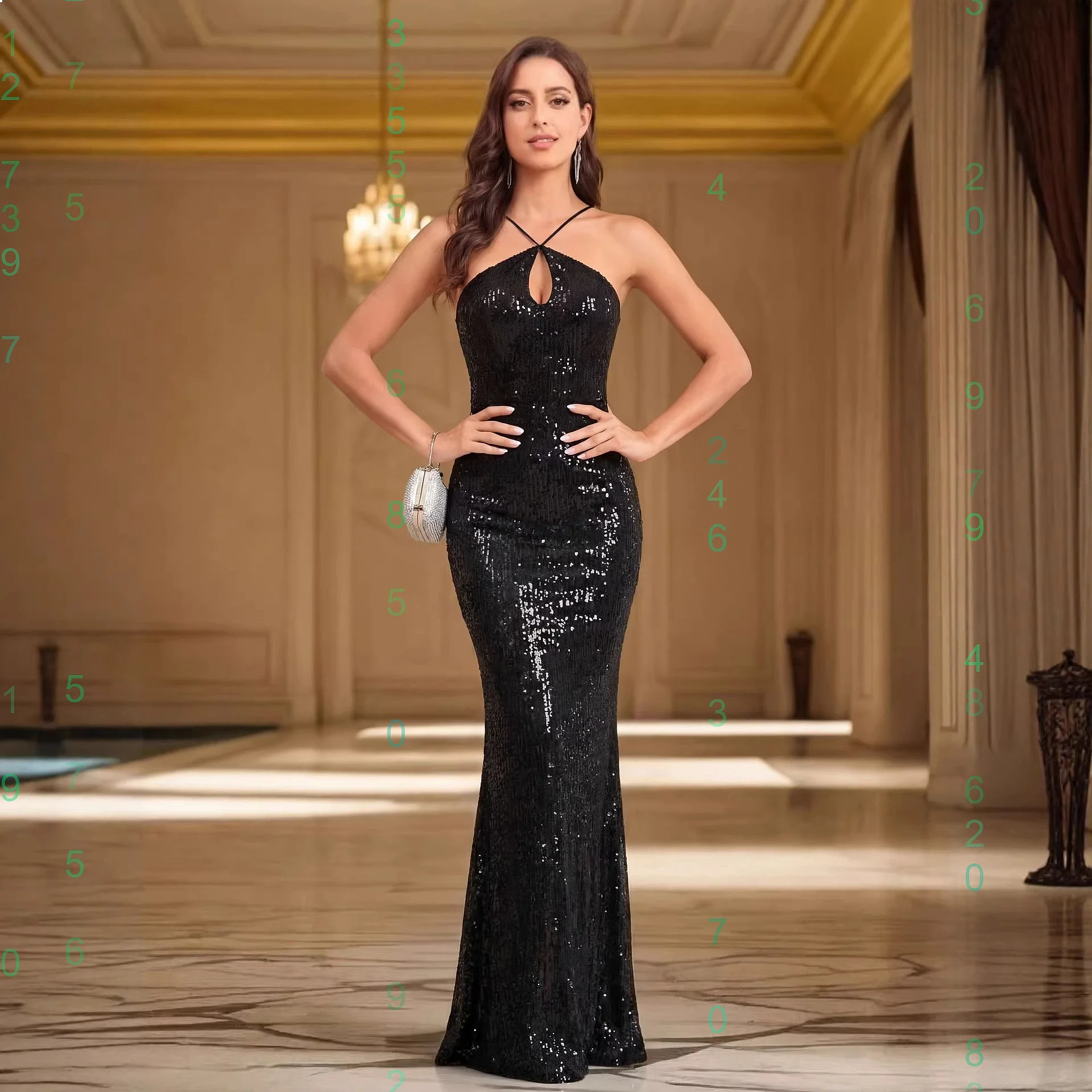 Sexy Sequin Halter Backless Bodycon Dress Long Evening Gown Dresses Spring Summer Jumpsuit Playsuit
Sexy Sequin Halter Backless Bodycon Dress Long Evening Gown Dresses Spring Summer Jumpsuit Playsuit