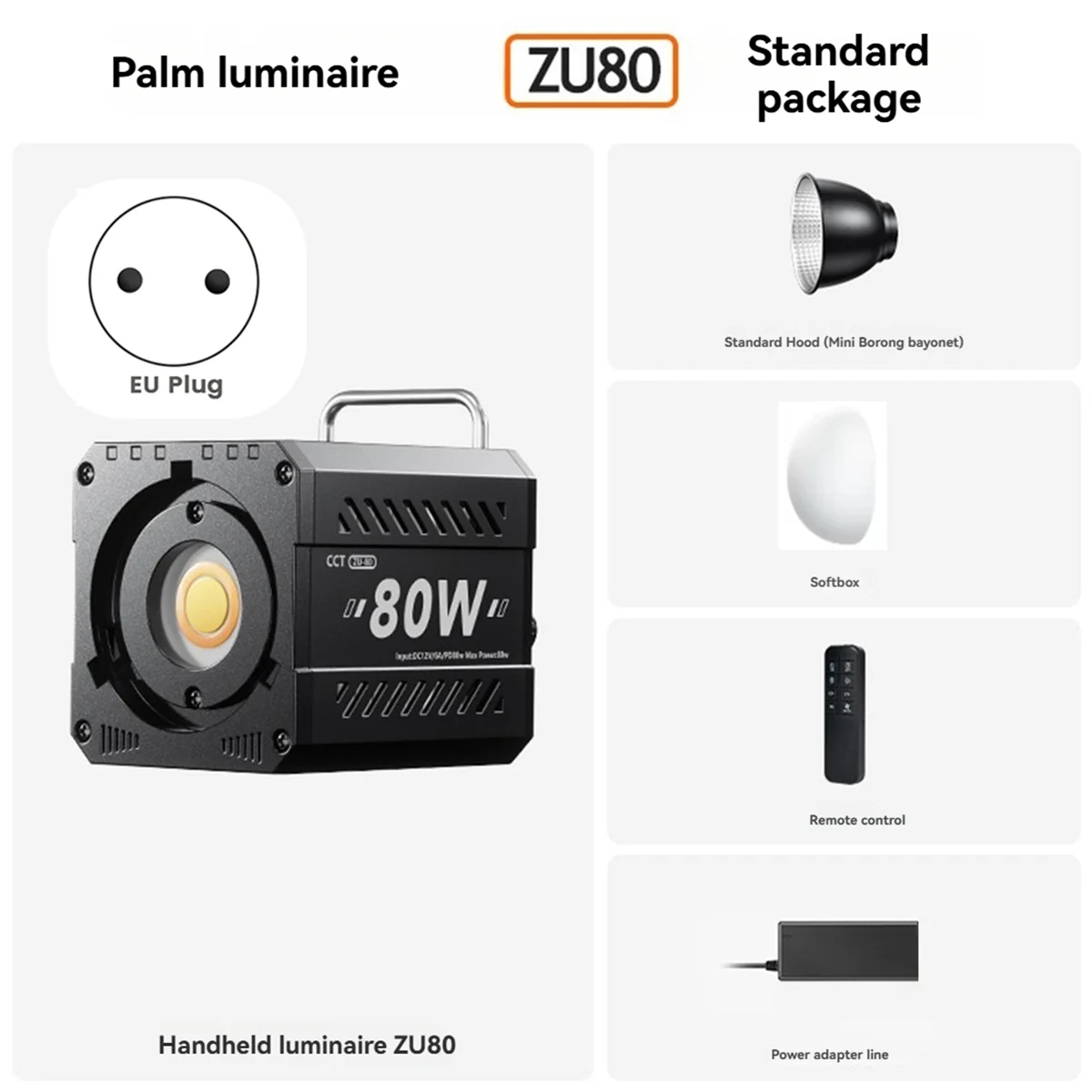 A72Z 80W COB Camera Light Video Dimmable Light 2500-6500K Photographic LED Light for Photo Studio Film Livstreaming EU PLUG
A72Z 80W COB Camera Light Video Dimmable Light 2500-6500K Photographic LED Light for Photo Studio Film Livstreaming EU PLUG