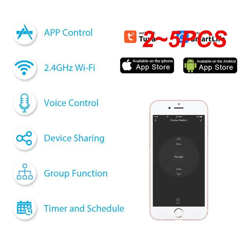 2~5PCS Rf433 Switch Voice Control Smart Life Work With Alexa Home Roller Blinds Shutter
2~5PCS Rf433 Switch Voice Control Smart Life Work With Alexa Home Roller Blinds Shutter