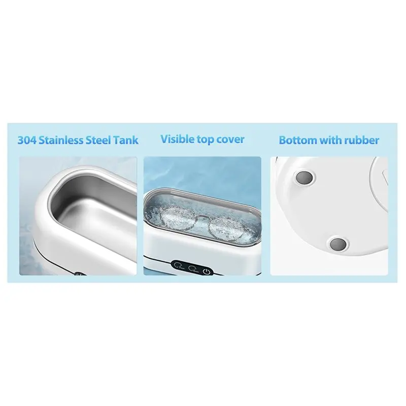 B82B-Dual Cleaning Mode Ultrasonic For Jewelry Cleaner 48Khz For Jewelry Eyeglasses Rings Watch Strap Dentures-EU Plug
B82B-Dual Cleaning Mode Ultrasonic For Jewelry Cleaner 48Khz For Jewelry Eyeglasses Rings Watch Strap Dentures-EU Plug
