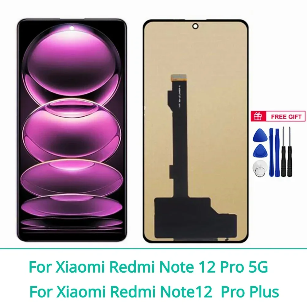 6,67-дюймовый TFT для Xiaomi Redmi Note 12 Pro 5G 22101316 C 22101316 I ЖК-дисплей с сенсорным экраном и дигитайзером для Redmi note12 Pro Plus
6,67-дюймовый TFT для Xiaomi Redmi Note 12 Pro 5G 22101316 C 22101316 I ЖК-дисплей с сенсорным экраном и дигитайзером для Redmi note12 Pro Plus