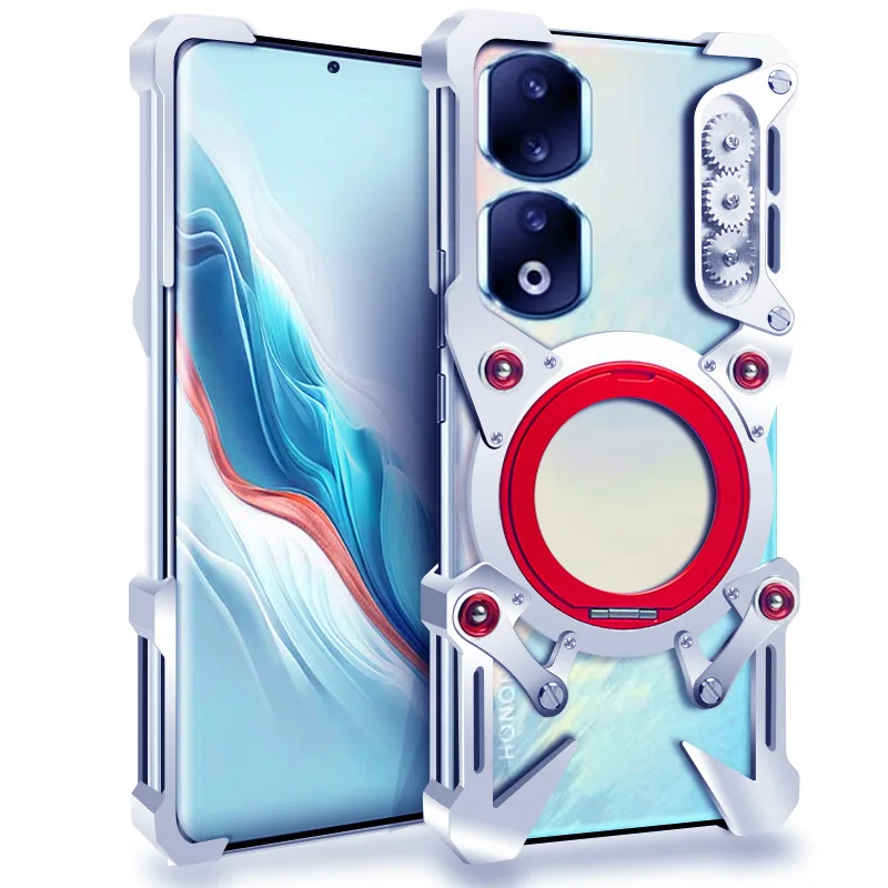 Zimon Luxury Armor Metal Aluminum Phone Bumper For Honor 90 80 GT 70 60 Pro+ 50 SE Cover Mechanical Purely Handmade Skull Case
Zimon Luxury Armor Metal Aluminum Phone Bumper For Honor 90 80 GT 70 60 Pro+ 50 SE Cover Mechanical Purely Handmade Skull Case