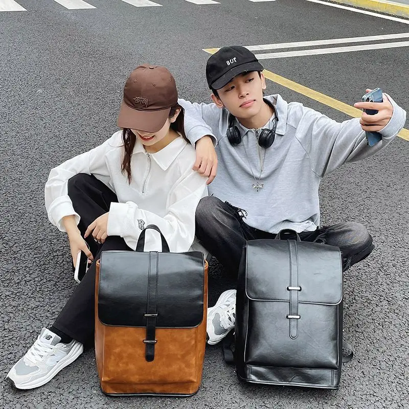 Retro Business England Style Backpack Couple Large Capacity PU Leather Daypack Fashion Lightweight Commute Daily Luxury Backpack
Retro Business England Style Backpack Couple Large Capacity PU Leather Daypack Fashion Lightweight Commute Daily Luxury Backpack