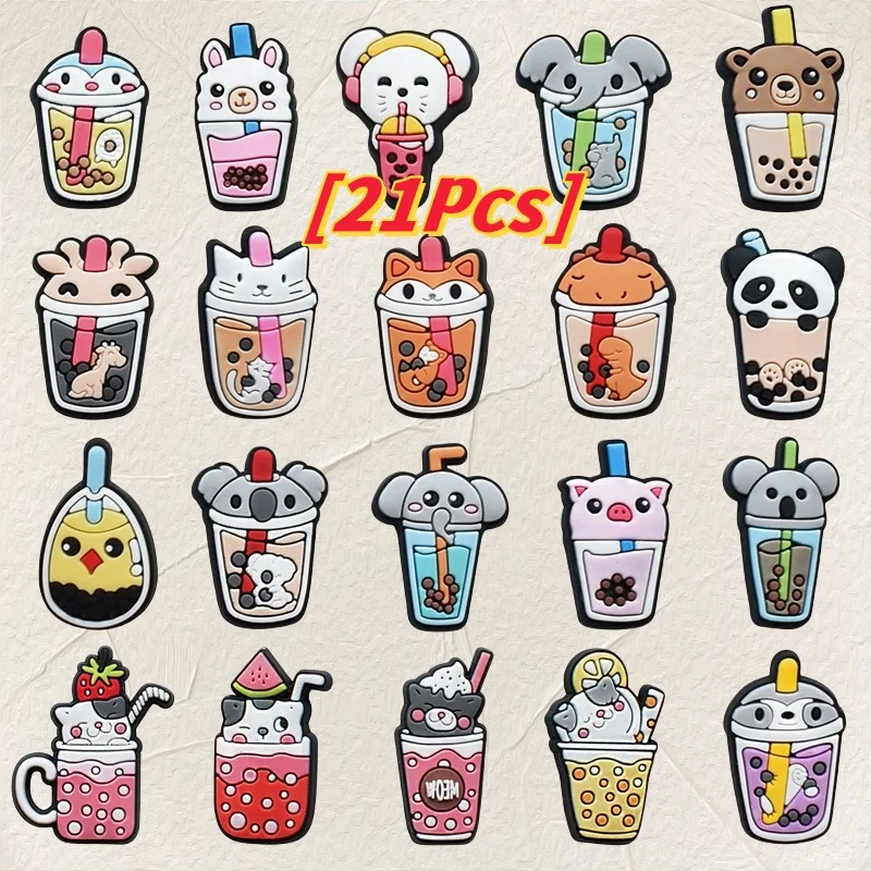 21 pieces of animal cup shoe ornaments for clogs puff skate sandals, detachable PVC shoe accessories, Christmas birth accessorie
21 pieces of animal cup shoe ornaments for clogs puff skate sandals, detachable PVC shoe accessories, Christmas birth accessorie