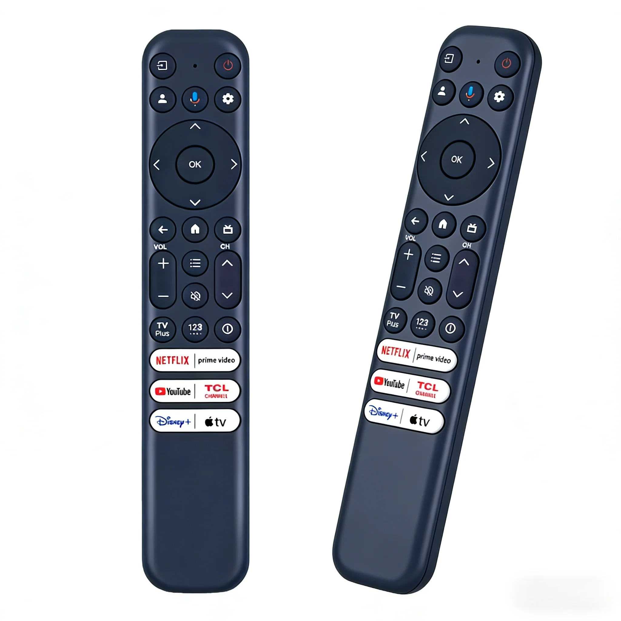 RC813 Smart Remote Controller for TCL Google TV, Replacement Handset Compatible with QM8 QM7 S5 S4 S34K UHD HDR QLED QD-Mini LED
RC813 Smart Remote Controller for TCL Google TV, Replacement Handset Compatible with QM8 QM7 S5 S4 S34K UHD HDR QLED QD-Mini LED