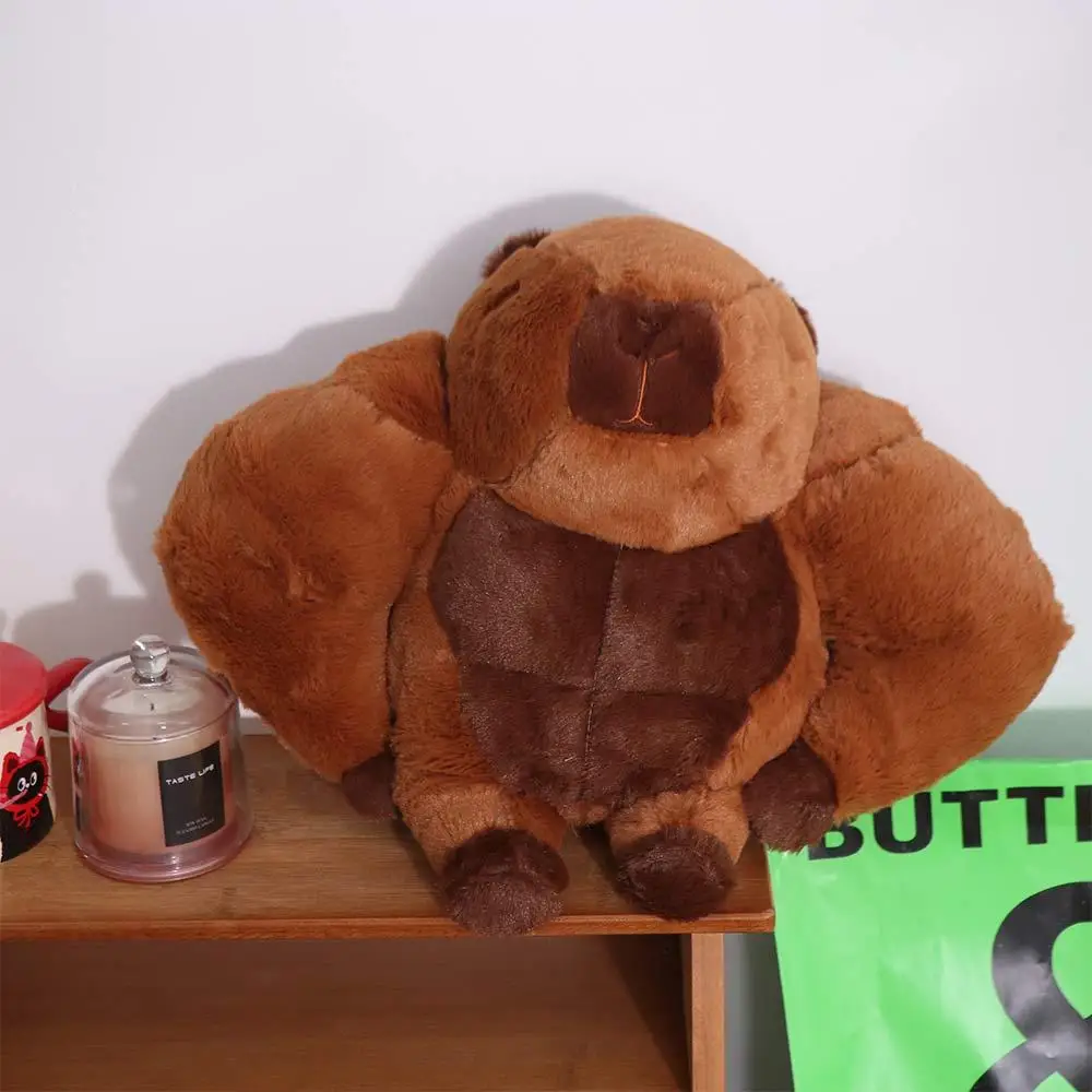 PP Cotton Muscle Capybara Plushies Toy Stuffed Cartoon Anime Capybara Plush Muscle Man Pillow 45cm Ins
PP Cotton Muscle Capybara Plushies Toy Stuffed Cartoon Anime Capybara Plush Muscle Man Pillow 45cm Ins