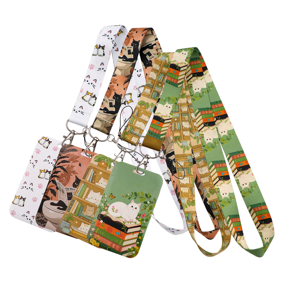 Cartoon Cats Lanyard Neck Strap Keychain Cute Animal ID Card Cover Badge Holder Mobile Phone Hang Rope Keyring Accessories Gifts
Cartoon Cats Lanyard Neck Strap Keychain Cute Animal ID Card Cover Badge Holder Mobile Phone Hang Rope Keyring Accessories Gifts