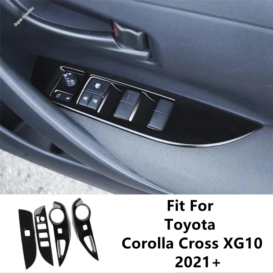 Car Inner Door Window Glass Lift Button Switch Control Panel Cover Trim Accessories For Toyota Corolla Cross XG10 2021 - 2024
Car Inner Door Window Glass Lift Button Switch Control Panel Cover Trim Accessories For Toyota Corolla Cross XG10 2021 - 2024