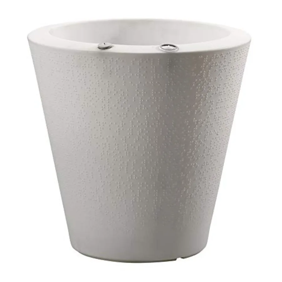Dot TruDrop Indoor/Outdoor Planter Self-Watering Plant Pot 26 Inches Alpine White UV-Resistant Polypropylene
Dot TruDrop Indoor/Outdoor Planter Self-Watering Plant Pot 26 Inches Alpine White UV-Resistant Polypropylene