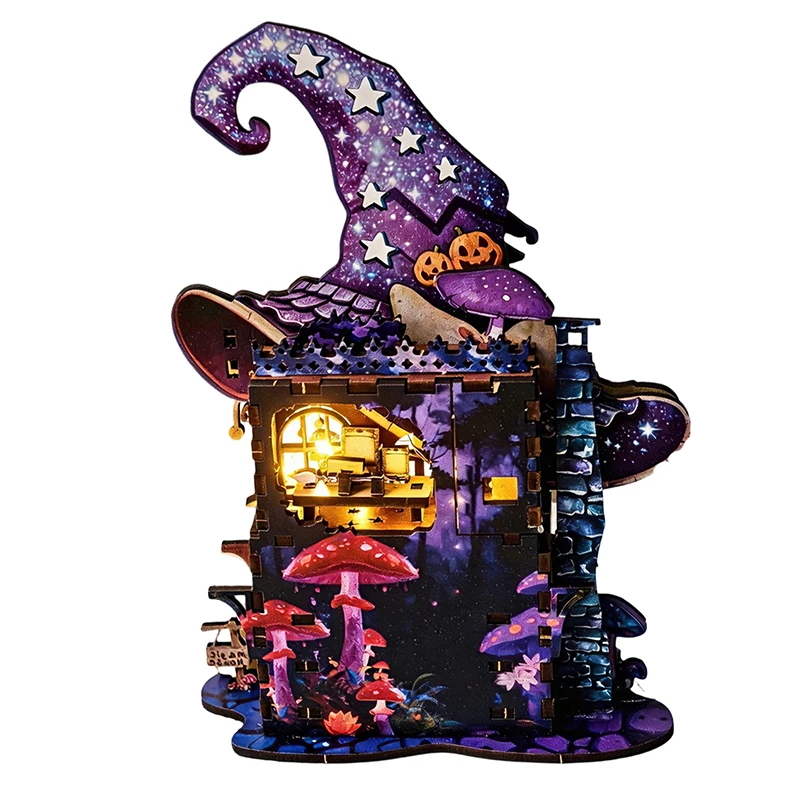 DIY 3D Wooden Magic House of Wonders Mini Cottage Miniature Model Kits Assembly Jigsaw Puzzles for Friends Birthday Gifts
DIY 3D Wooden Magic House of Wonders Mini Cottage Miniature Model Kits Assembly Jigsaw Puzzles for Friends Birthday Gifts