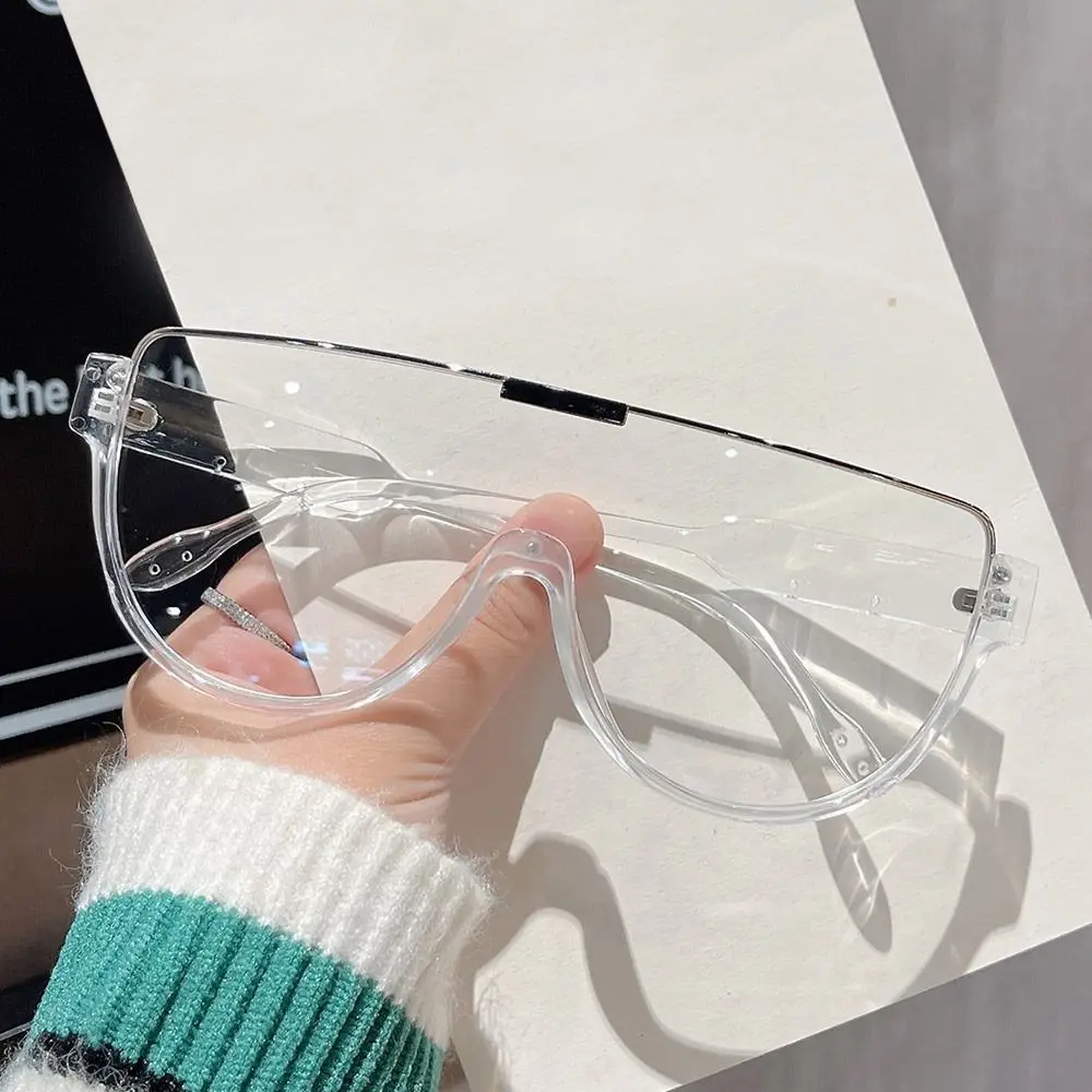 Ins Trending Monoblock Semi-round Sunglasses Designer Half Frame Goggle Shades Outdoor Oversized Sun Glasses for Women & Men
Ins Trending Monoblock Semi-round Sunglasses Designer Half Frame Goggle Shades Outdoor Oversized Sun Glasses for Women & Men