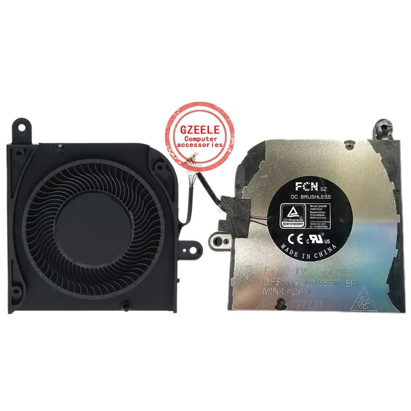 GZEELE новый вентилятор охлаждения процессора ноутбука для DELL Latitude 5420 0HX40M
GZEELE новый вентилятор охлаждения процессора ноутбука для DELL Latitude 5420 0HX40M