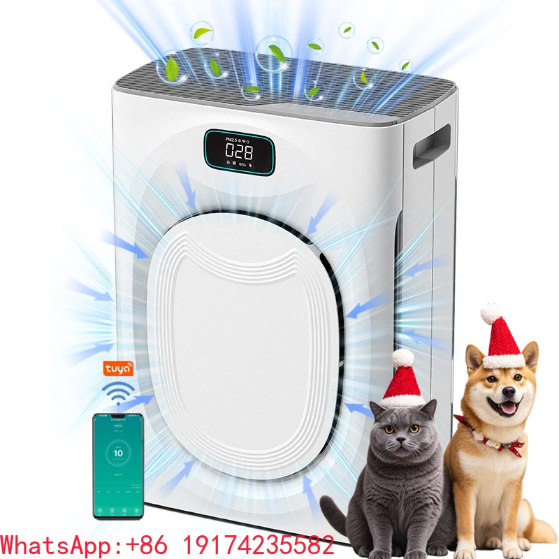Smart Air Purifying Machine For Home Large Room Washable H13 HEPA Filter Pet Air Purifier For Hair Dander Double-Sided Air Inlet
Smart Air Purifying Machine For Home Large Room Washable H13 HEPA Filter Pet Air Purifier For Hair Dander Double-Sided Air Inlet