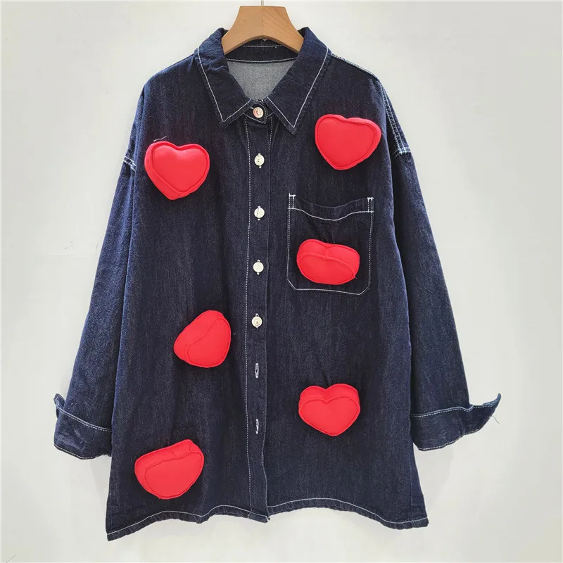 SuperAen 2025, весенняя новая свободная джинсовая рубашка в корейском стиле, женская джинсовая рубашка высокого класса
SuperAen 2025, весенняя новая свободная джинсовая рубашка в корейском стиле, женская джинсовая рубашка высокого класса