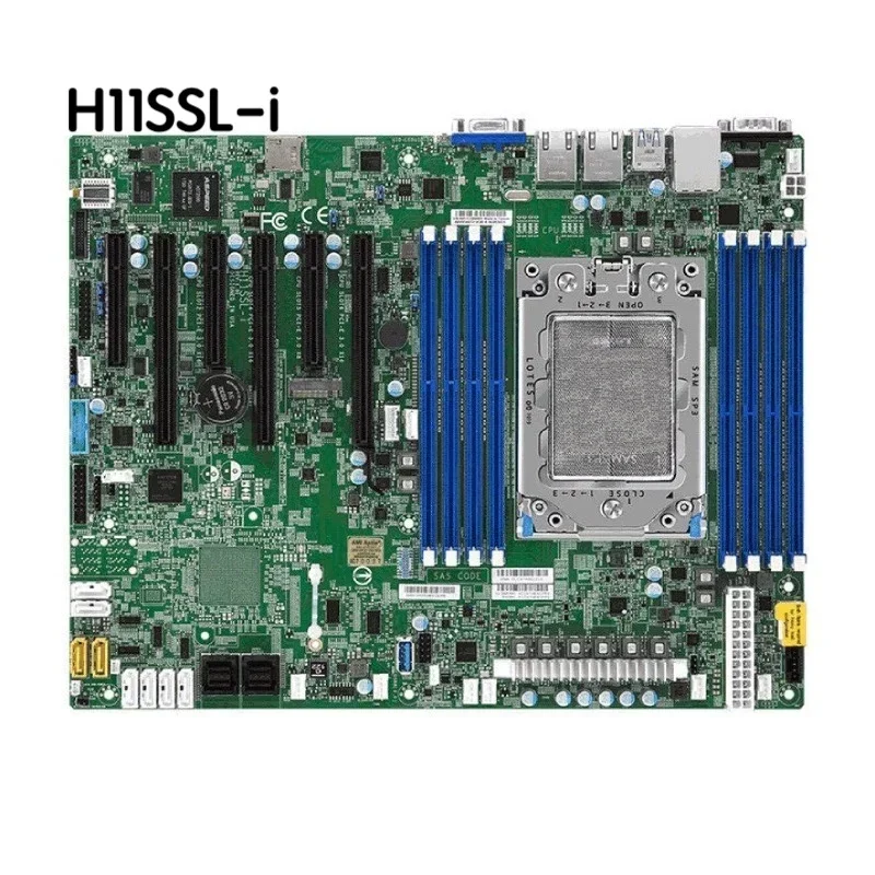 For Supermicro H11SSL-i interface sp3 version 2.0 Mainboard 100% Tested OK Fully Work Free Shipping
For Supermicro H11SSL-i interface sp3 version 2.0 Mainboard 100% Tested OK Fully Work Free Shipping