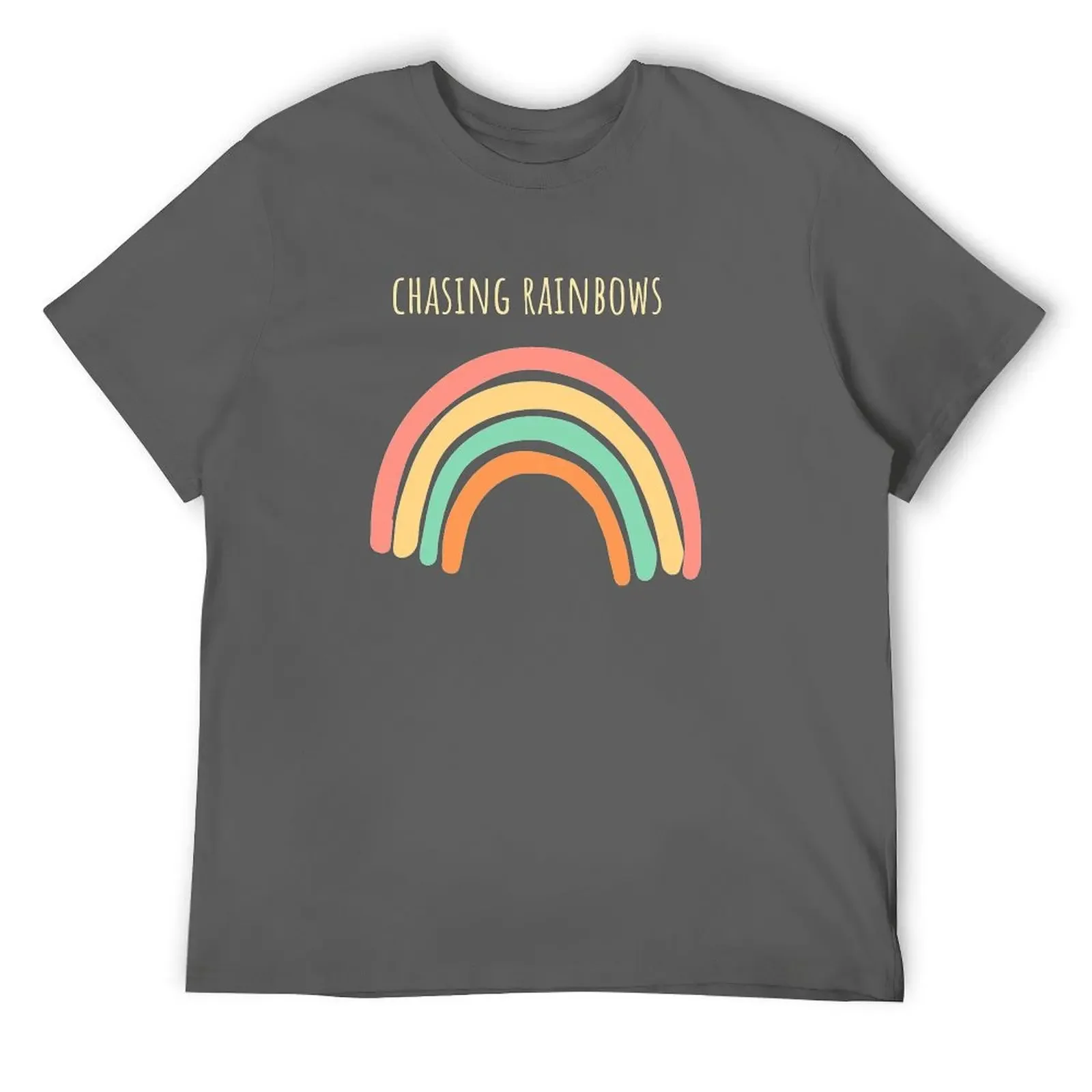 chasing rainbows T-Shirt summer shirt valentines boutique clothes mens cotton t shirts
chasing rainbows T-Shirt summer shirt valentines boutique clothes mens cotton t shirts