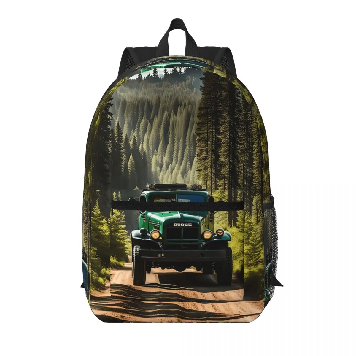 Green Tractor On A Forest Trail Student Backpack School Bag Hiking Travel Daypack for Men Women Bookbag Shoulder Bags
Green Tractor On A Forest Trail Student Backpack School Bag Hiking Travel Daypack for Men Women Bookbag Shoulder Bags