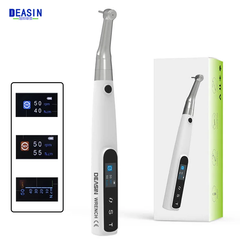 Portable Dental Implant System Electric Torque Wrench Torque Driver Dentistry Universal Implant Repair Tools with 16Pcs Screws
Portable Dental Implant System Electric Torque Wrench Torque Driver Dentistry Universal Implant Repair Tools with 16Pcs Screws