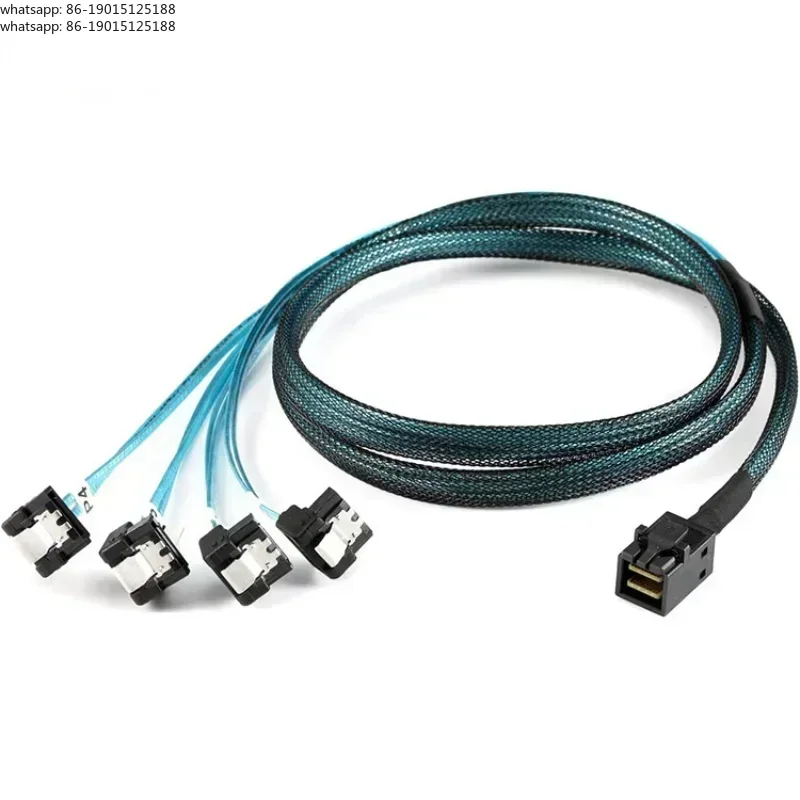 50cm 100cm internal mini SAS SFF-8643 host to 4 SATA 7-pin target hard drives 6Gbps data server cable mini
50cm 100cm internal mini SAS SFF-8643 host to 4 SATA 7-pin target hard drives 6Gbps data server cable mini