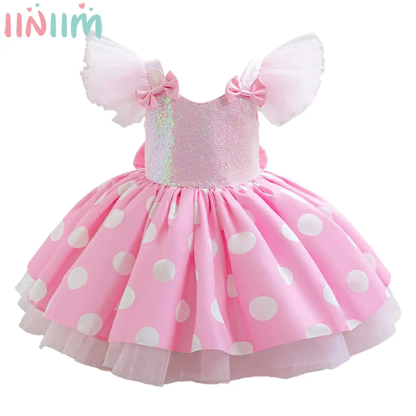 Платье-пачка принцессы для маленьких девочек, тюлевое бальное платье в горошек с рукавами-крылышками и бантом, торжественные платья для свадьбы, дня рождения
Платье-пачка принцессы для маленьких девочек, тюлевое бальное платье в горошек с рукавами-крылышками и бантом, торжественные платья для свадьбы, дня рождения