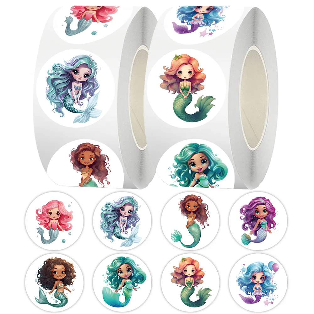 500pcs Mermaid Cute Stickers Roll For Phone Laptop Water Cup Decorative Stickers For Diary Envelope Seal Kids Gift Stationery
500pcs Mermaid Cute Stickers Roll For Phone Laptop Water Cup Decorative Stickers For Diary Envelope Seal Kids Gift Stationery
