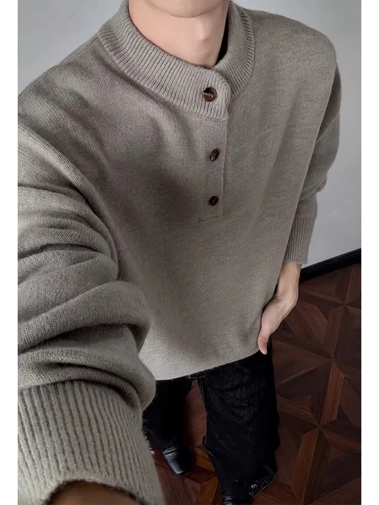 Мужской вязаный свитер в стиле ретро Cleanfit с воротником-стойкой, осенне-зимняя коллекция, высококачественная повседневная одежда в американском стиле
Мужской вязаный свитер в стиле ретро Cleanfit с воротником-стойкой, осенне-зимняя коллекция, высококачественная повседневная одежда в американском стиле