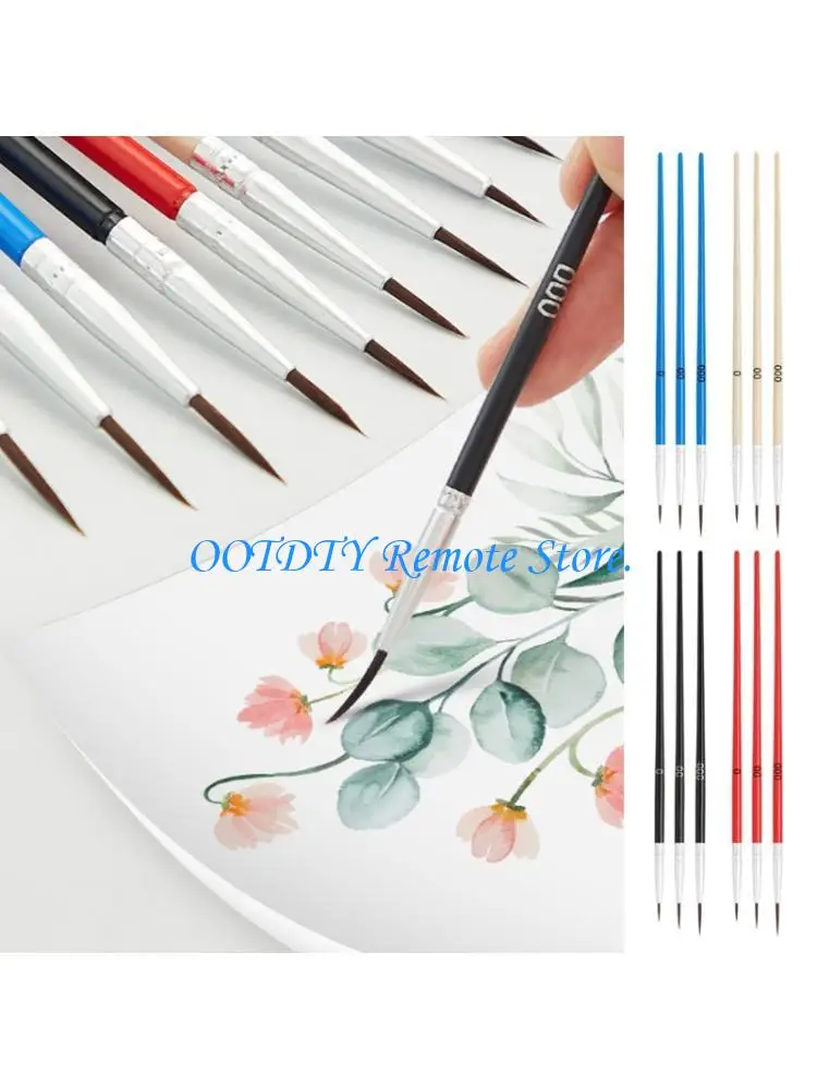 Pack of 30 Plastic Nylon Fine Line Art Brushes for Detail Painting Multiple Colors
Pack of 30 Plastic Nylon Fine Line Art Brushes for Detail Painting Multiple Colors
