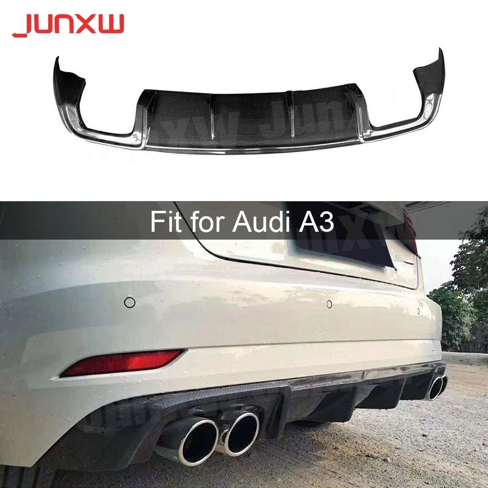 Carbon Fiber Rear Bumper Lip Spoiler Diffuser for Audi A3 Sline S3 Hatchback Sportback 2017 2018 2019 Car Styling
Carbon Fiber Rear Bumper Lip Spoiler Diffuser for Audi A3 Sline S3 Hatchback Sportback 2017 2018 2019 Car Styling