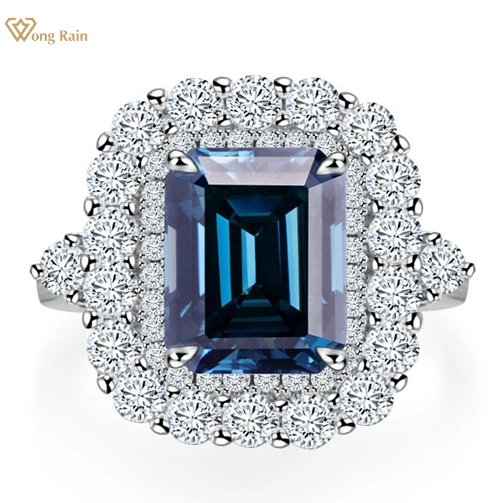 Wong Rain 100% 925 Sterling Silver 3EX VVS1 Emerald Cut 3CT Real Moissanite Diamonds Gemstone Engagement Rings Fine Jewelry Gift
Wong Rain 100% 925 Sterling Silver 3EX VVS1 Emerald Cut 3CT Real Moissanite Diamonds Gemstone Engagement Rings Fine Jewelry Gift