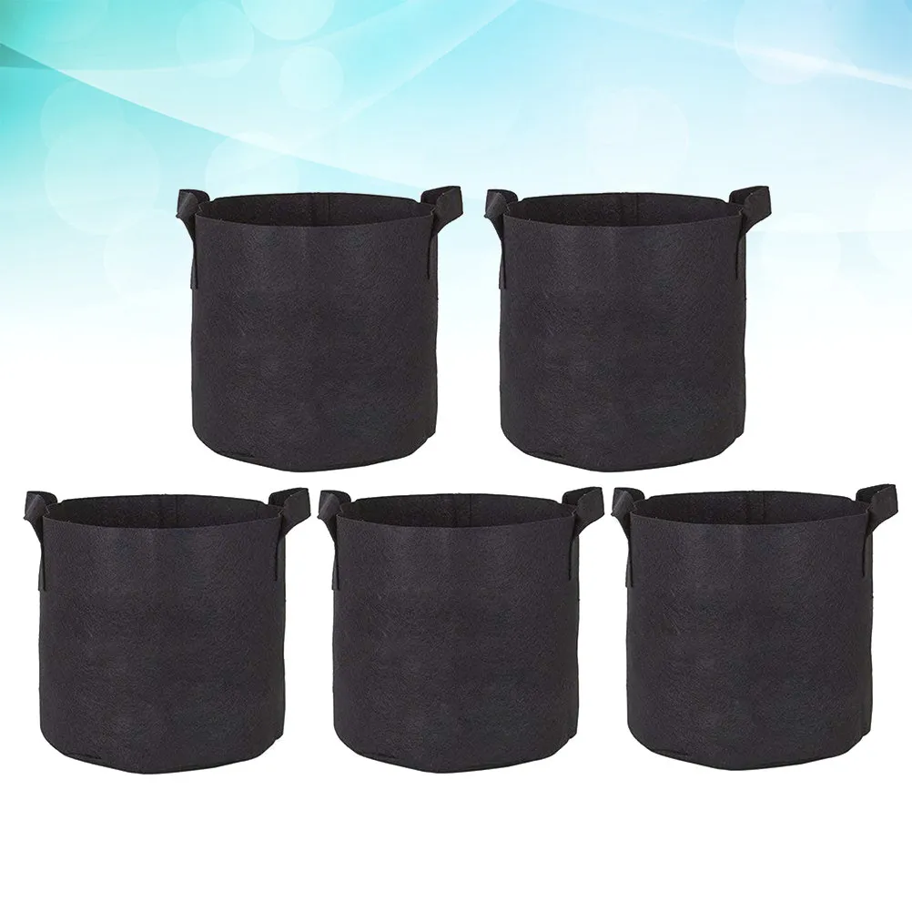 Набор из 5 многоразовых складных мешков для выращивания растений из войлока, 22x25x25 см, для домашнего сада, овощей, клубники, рассады
Набор из 5 многоразовых складных мешков для выращивания растений из войлока, 22x25x25 см, для домашнего сада, овощей, клубники, рассады