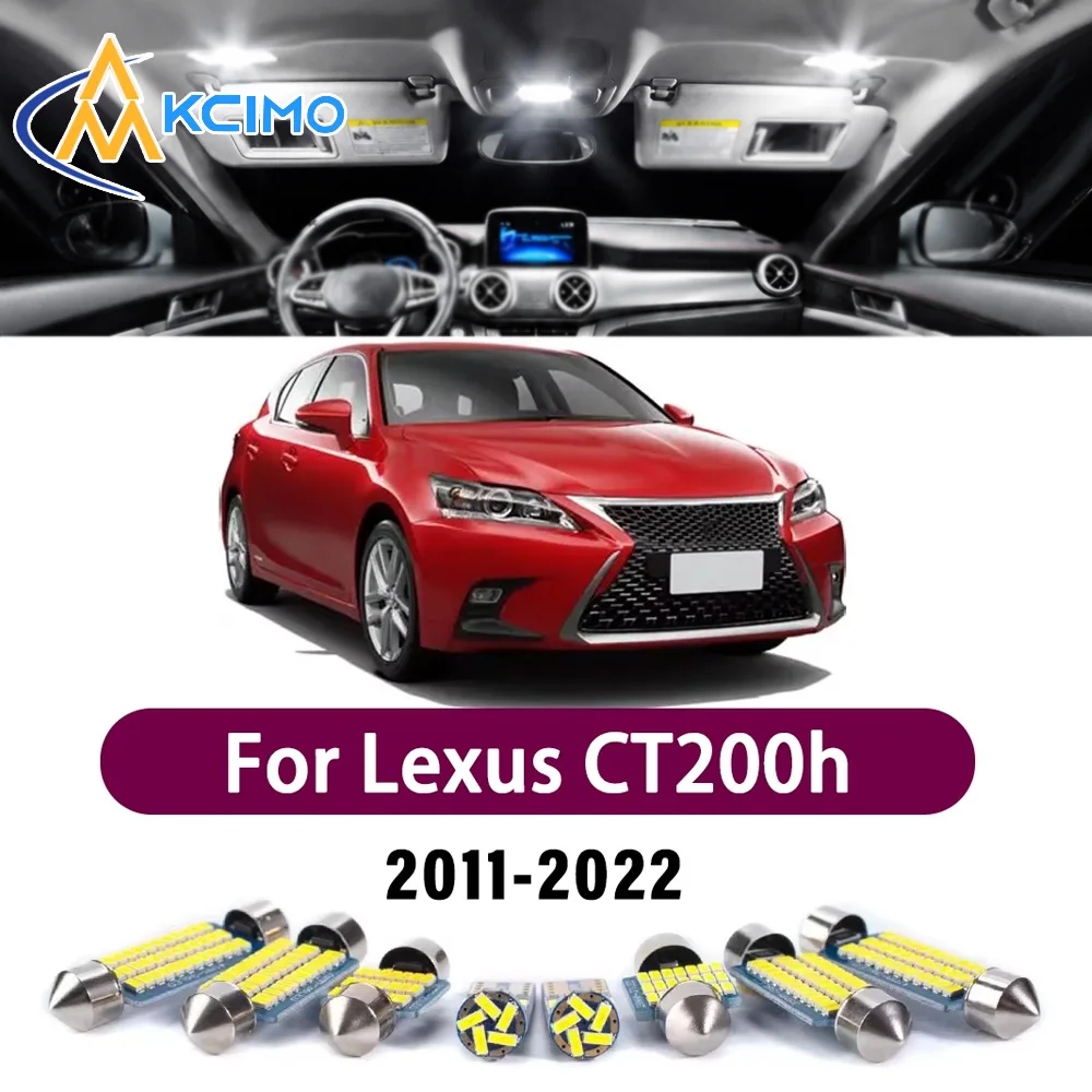 Error Free LED Interior Light Kit for Lexus CT200h 2011-2022 Premium Bright Dome Trunk Mirror Reading Lamps Canbus
Error Free LED Interior Light Kit for Lexus CT200h 2011-2022 Premium Bright Dome Trunk Mirror Reading Lamps Canbus