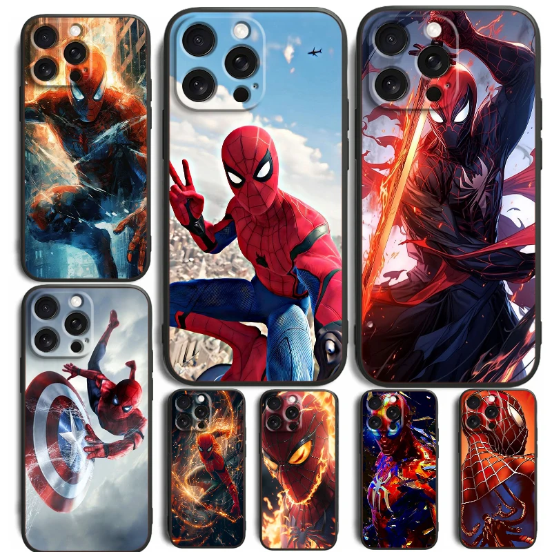Spider Man Cool Marvel Popular For iPhone 15 14 13 12 11 XS XR X 8 7 SE Pro Max Plus Mini Black Soft Phone Case
Spider Man Cool Marvel Popular For iPhone 15 14 13 12 11 XS XR X 8 7 SE Pro Max Plus Mini Black Soft Phone Case