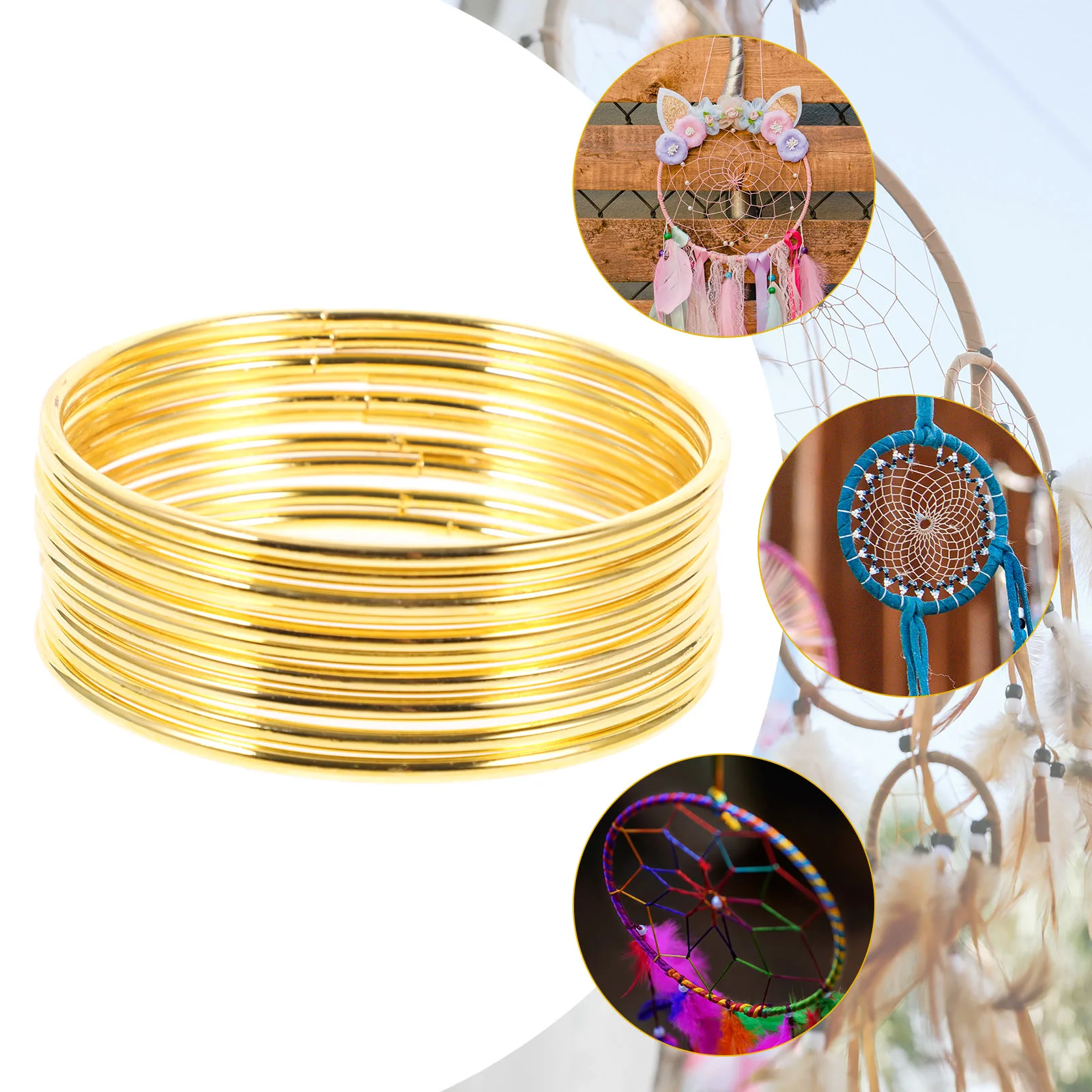 10 Pcs Dream Catcher Rings Accessories Lace Craft Hoops for Catchers Dreamcatcher
10 Pcs Dream Catcher Rings Accessories Lace Craft Hoops for Catchers Dreamcatcher